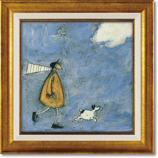 ユーパワー サム/トフト Gel加工 アートフレーム 「雲をおっかけて」