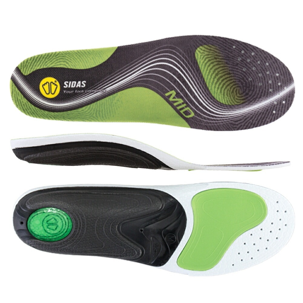 インソール 3フィートアクティブミッド 377656 ランニング タウンユース 衝撃吸収 中敷き