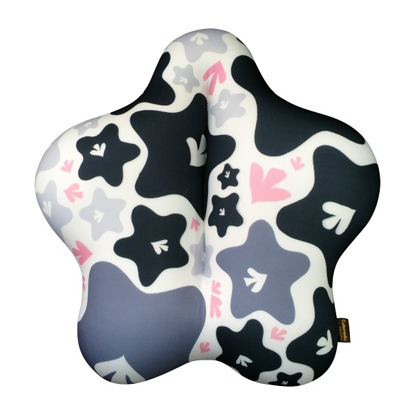 Cubeads キュービーズ クッション CuCuスタンダード Peace Flower T-4580202234725 ブラック 龍野コルク工業株式会社