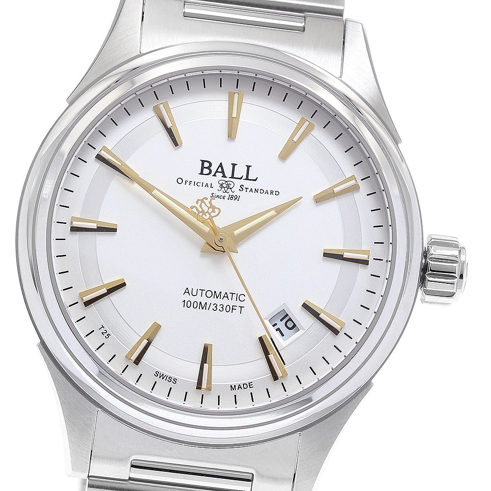 ボールウォッチ BALLWATCH NM2098C-S25J-SL ファイヤーマン ヴィクトリー デイト 自動巻き メンズ 未使用品 内箱・保証書付き_935388【中古】