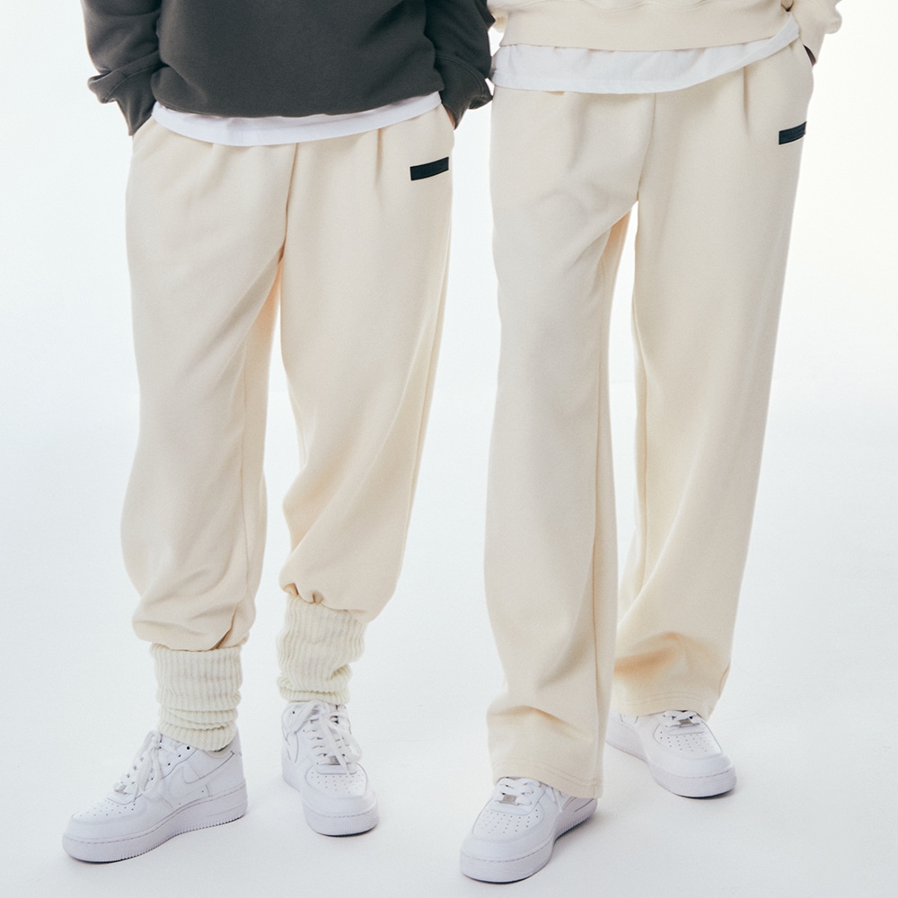 Daily standard wide pants (Cream)