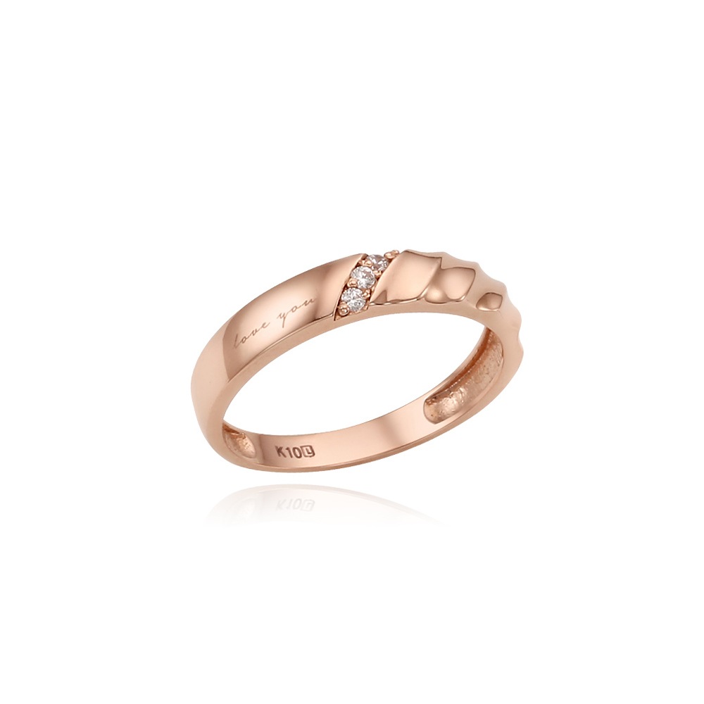 LLOYD love youレイヤーストーン10KゴールドレディースカップリングLRW20030T