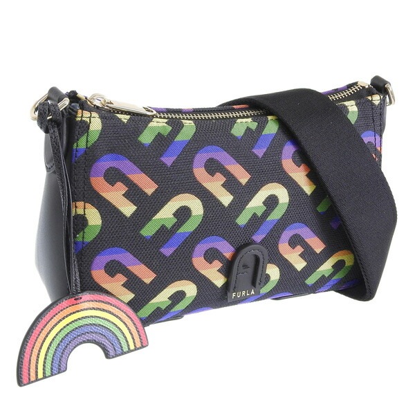 フルラ バッグ レディース ショルダーバッグ アウトレット ブラックマルチ アテナ ATENA CROSSBODY XL BAG WB00397BX2009MT000 FURLA 21,600円