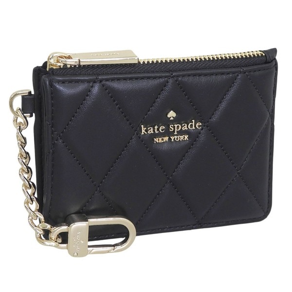 ケイトスペード カードケース レディース アウトレット コインケース 小銭入れ パスケース 定期入れ レザー ブラック WALLETS KEY RING CH KN772-001 KATE SPADE
