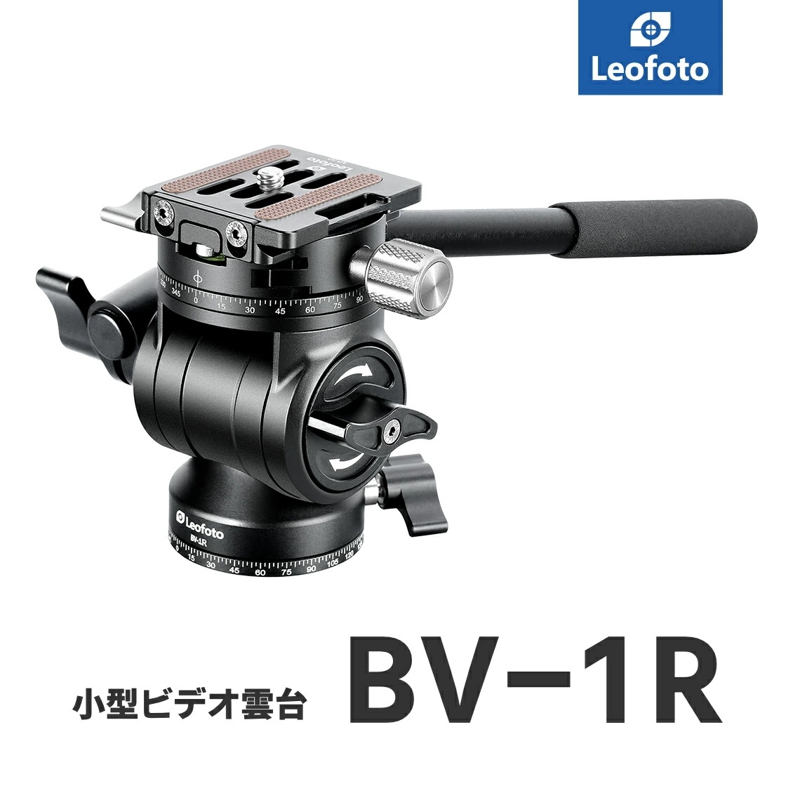 Leofoto(レオフォト) BV-1R ビデオ雲台［3/8インチ対応ノブタイププレートNP-50付属アルカスイス互換］ 16,863円