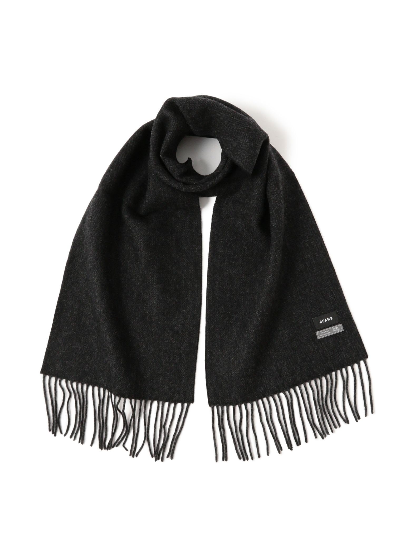 [ビームス] マフラー・スカーフ ヘリンボーン リバーシブル マフラー メンズ 11450336846