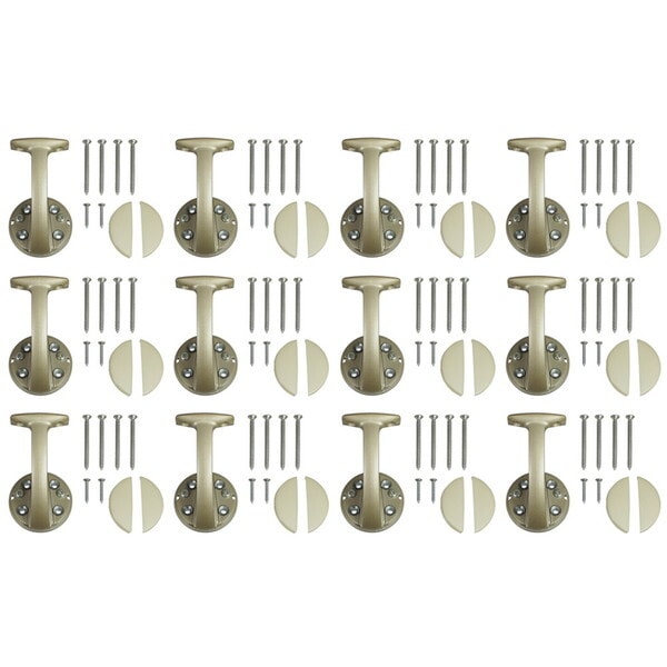 97075 壁付ブラケット脱着タイプ シルバー 12個入