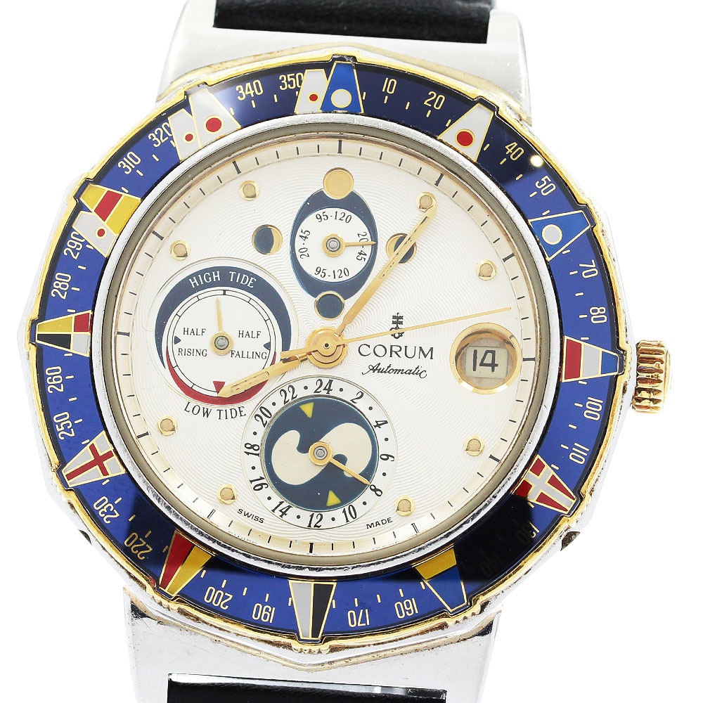 ジャンク コルム CORUM 277.830.21 アドミラルズカップ マレ デイト 自動巻き メンズ 箱付き_916044【中古】