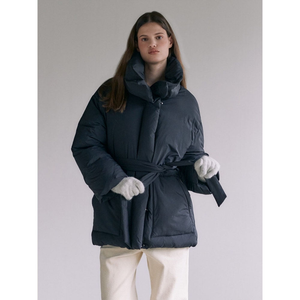 LOEUVRE ベルト付きダウンジャンパー SD3WM492 10