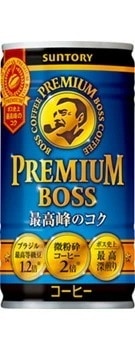 【送料無料】サントリー BOSS プレミアムボス 185ml2ケース
