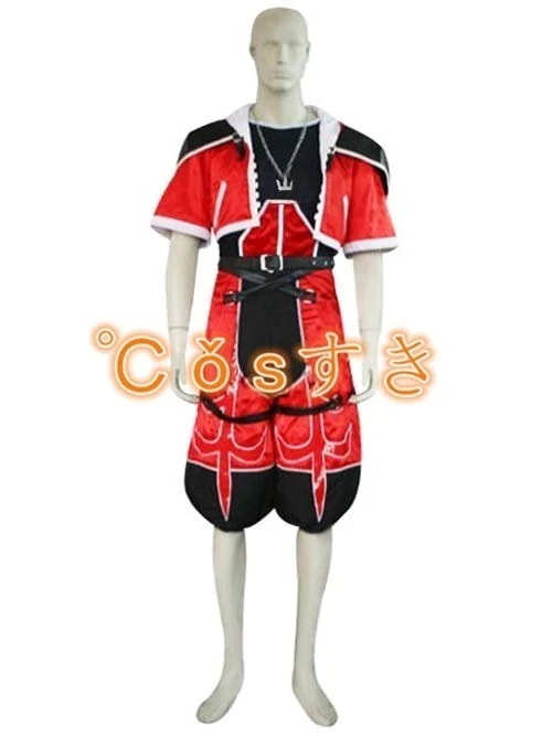 【短納期】KINGDOM HEARTS 2 キングダムハーツ 2 ソラ Sora 勇敢形 コスプレ衣装 高品質 新品 Cosplay コスチューム