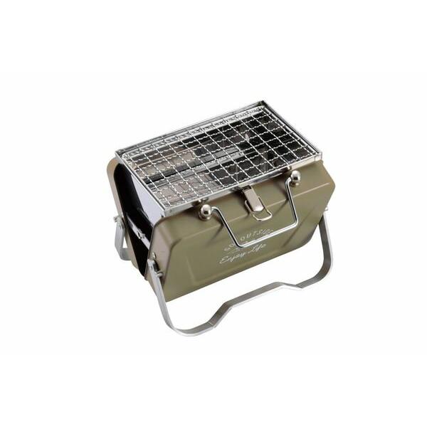 CAPTAIN STAG キャプテンスタッグ UG-0079 モンテ V型卓上グリル B7型 カーキ UG0079