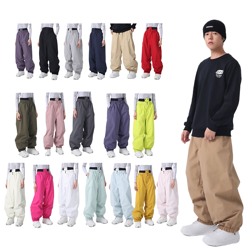 2025-2026NEW スノーパンツ 19COLOR 正規品 スノーボードウェア 男女通用 スキーウェア メンズ レディース