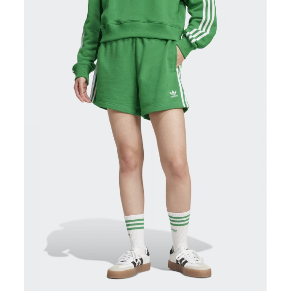 アディダス 3S フレンチショートパンツ-グリーン/IY2157