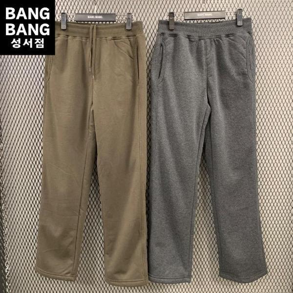 HC04 冬 ボア起毛 レギュラー トレーニング パンツ 男女共用 ベーシック ストレートフィット 裏起毛 (S42624882)