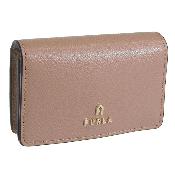 フルラ 名刺入れ カードケース レディース レザー ダークベージュ カメリア FURLA CAMELIA BUSINESS CARD CASE WP00408ARE0003406S