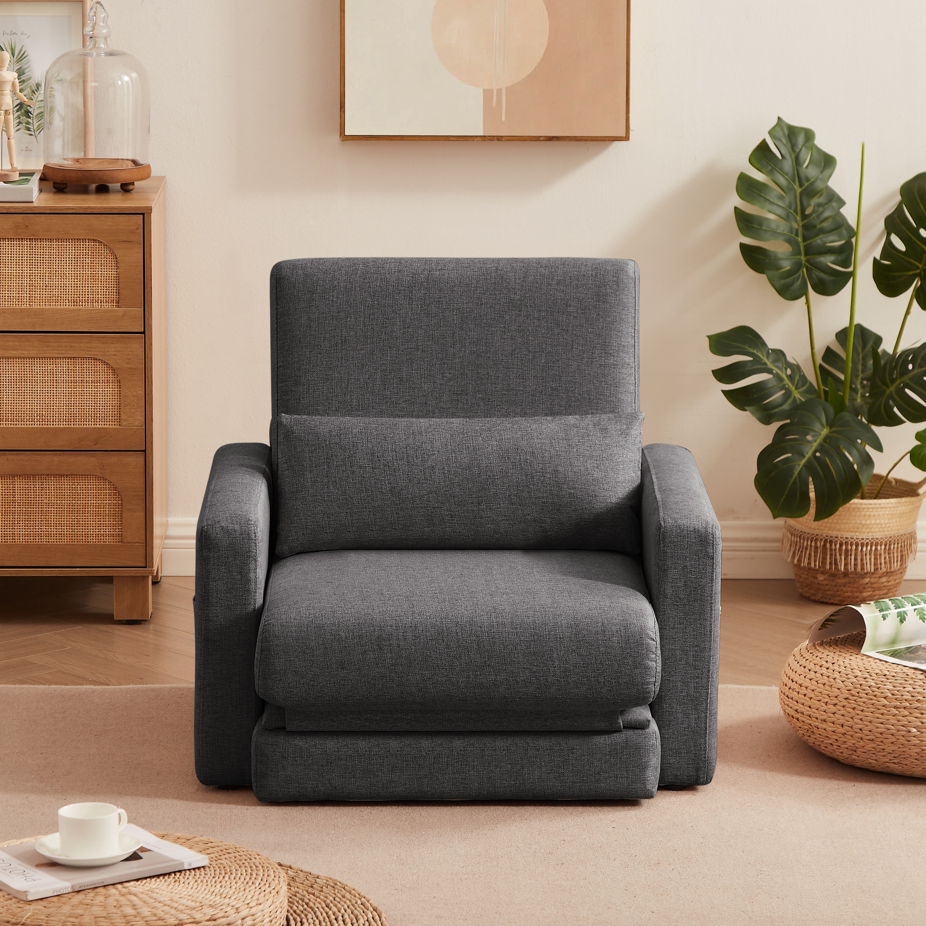 【国内発送】603 ソファーベッド 折りたたみベッド ローソファー シングルソファーベッド 座面開閉式 ソファーけ コンパクトソファーベッド フロアソファ