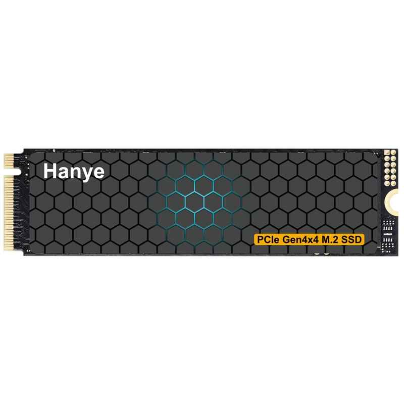 Hanye SSD 1TB 3D NAND TLC PCIe Gen4x4 M.2 2280 NVMe 2.0 放熱シート付 PS5 Pro/PS5 Slim/PS5動作確認済み R:7400MB/s