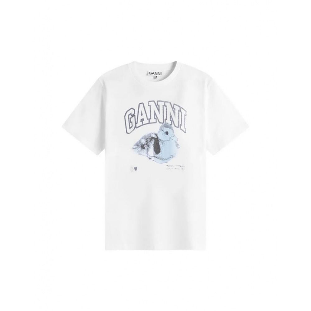 ガニベーシックジャージーダーキーリラックスショートスリーブ T シャツ T4290 151