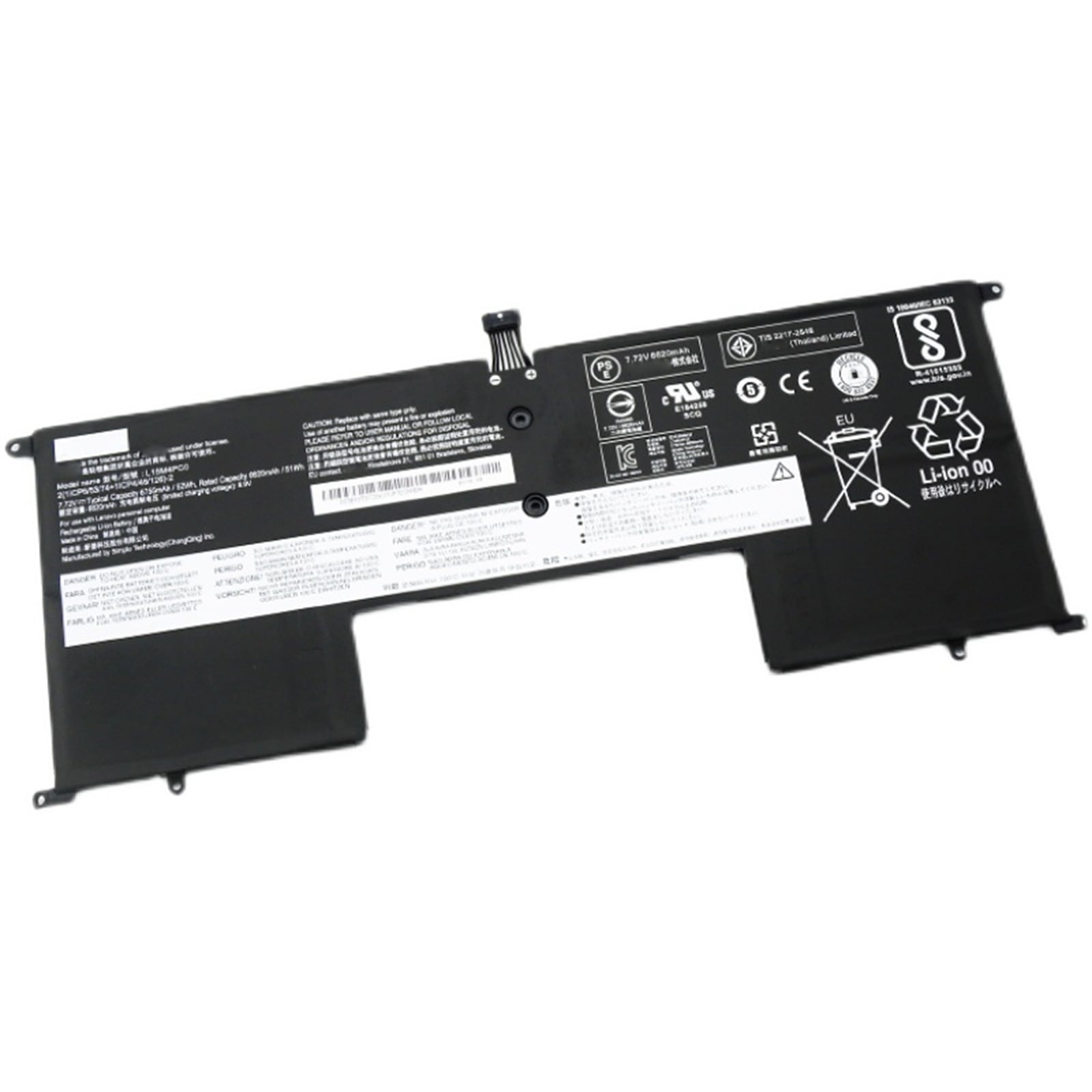 L18M4PC0 電池・Lenovo/ThinkPadノートパソコン互換 52Wh/6755mAh YOGA S940-14IWL L18M4PC0 L18C4PC0 交換用のバッテリー dc909