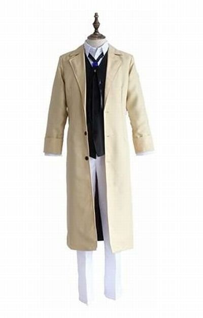 文豪ストレイドッグス 風 文スト 武装探偵社 太宰治 コスチューム コスプレ衣装 4点セット サイズ S―XL