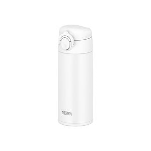 【食洗機対応モデル】サーモス 水筒 真空断熱ケータイマグ 350ml ホワイト 本体もパーツもすべて食洗機対応 ワンタッチオープン ステンレス ボトル 保温保冷 JOK-350 WH