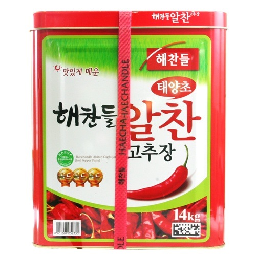ヘチャンドル　アルチャンコチュジャン　14Kg　韓サイ韓国味噌コチュジャン　해찬들고추장 고추장 알찬고추장