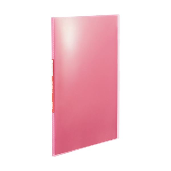 （まとめ）キングジム シンプリーズクリアーファイル(透明) A4タテ 10ポケット 背幅10mm ピンク TH184TSPHP 1冊 (×50セット)