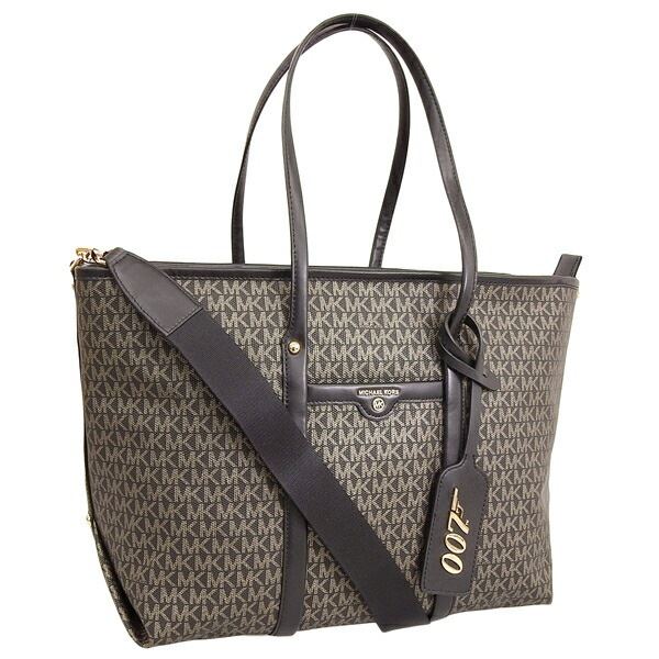 マイケルコース バッグ レディース トートバッグ アウトレット ブラックマルチ 30T1GKNT30-BLKGOL MICHAEL KORS
