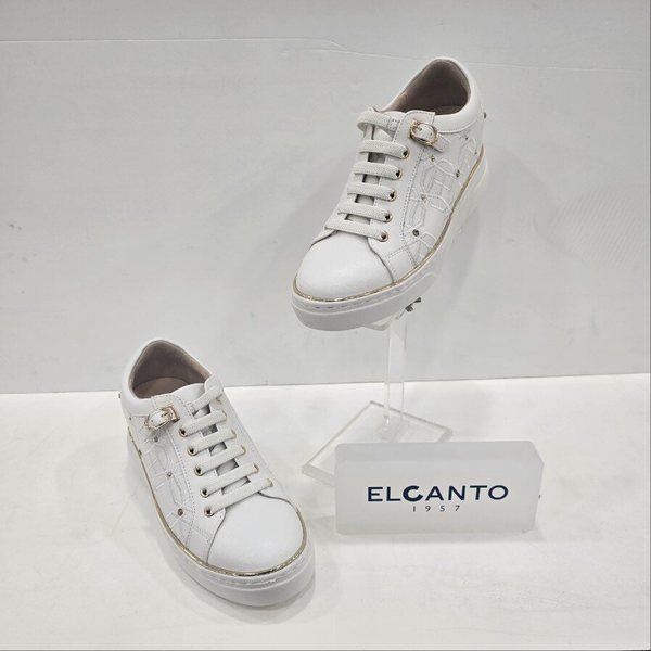 女性キュービックディテールの女性スニーカー LCHSWSTG79U413 39 JE1 JJ