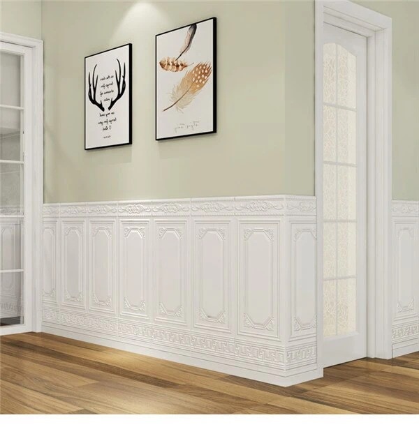 メガ割クッションブリック 3D立体壁紙 玄関 入り口 壁紙シール 9070cm 発泡スチロール レンガ調 リメイクシート おしゃれ リビング 寝室 キッチン 部屋 壁 貼る ホワイト シール アレ33