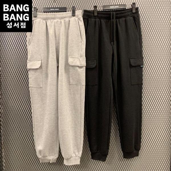 HC04 秋の男性用バンドカーゴジョガー コットン トレーニングパンツ NPLT72 (S42622605)