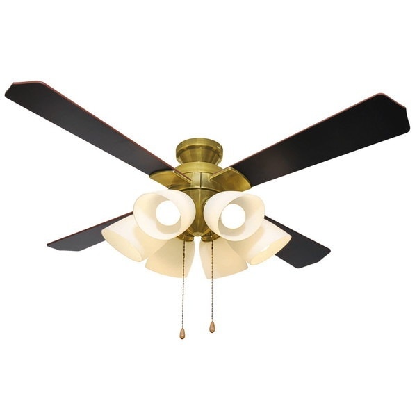 QJ-46AB6LE10 ブロンズ [洋風シーリングファンライト (810畳/調光/電球色)]