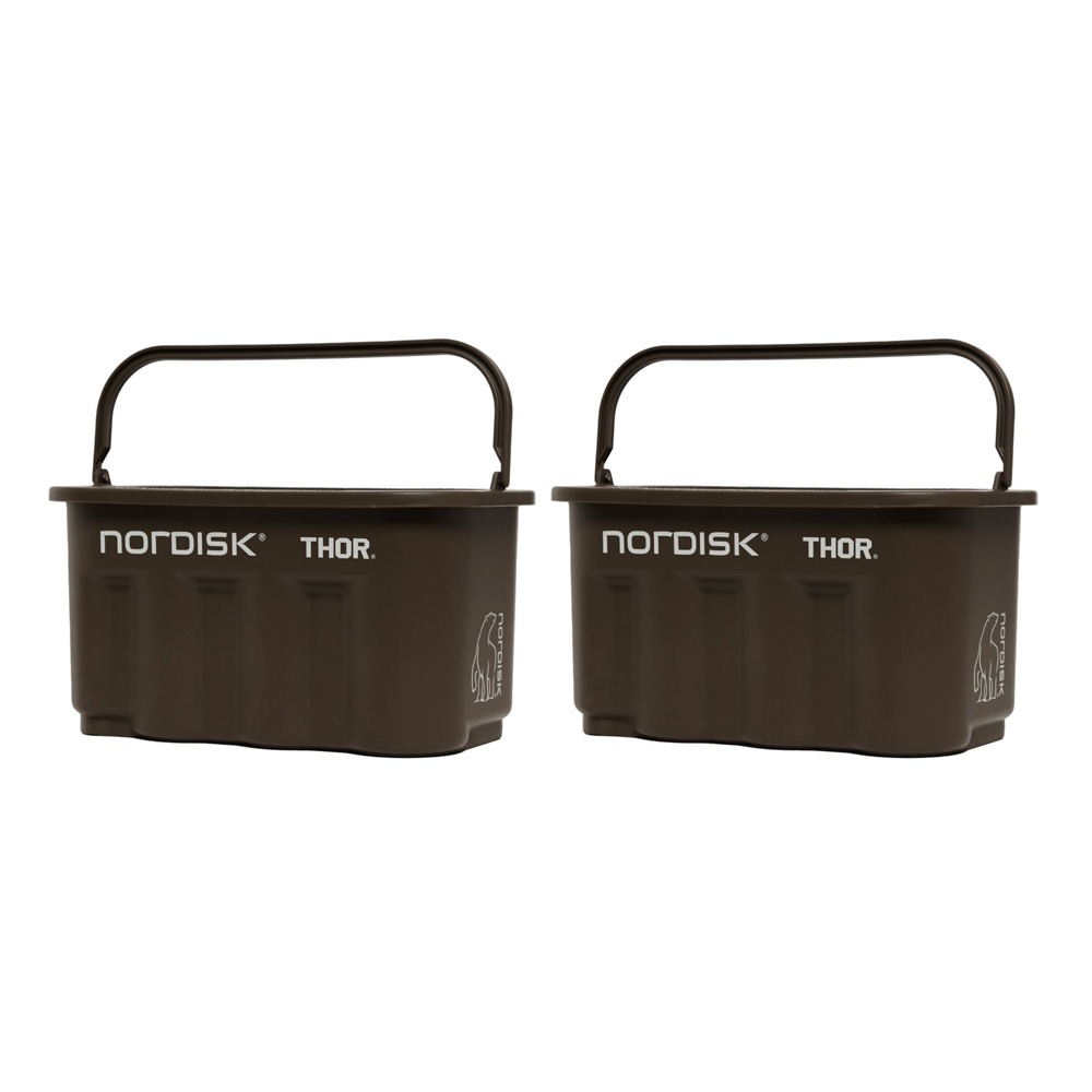 ノルディ x THOR コラボ 収納ボックス 9.5L ダークキャメル x 2箱 SET 韓国限定商品