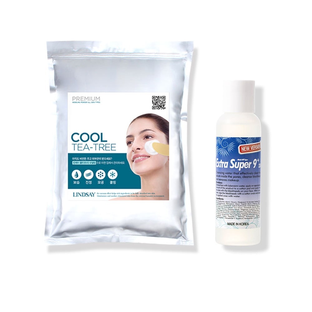 ティーツリーモデリングパック+ブラックヘッドフィジー軟化剤2種