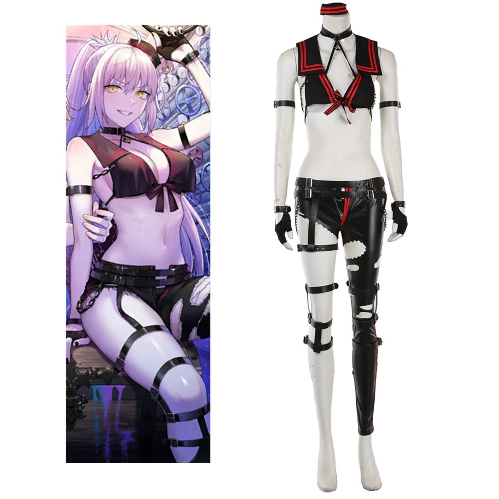 [今日は安い-出荷が早い]Fate/Grand Order ジャンヌダルク セーラー服 コスプレ衣装 コスチューム ハロウィン 変装 仮装品質良い 店舗お勧め
