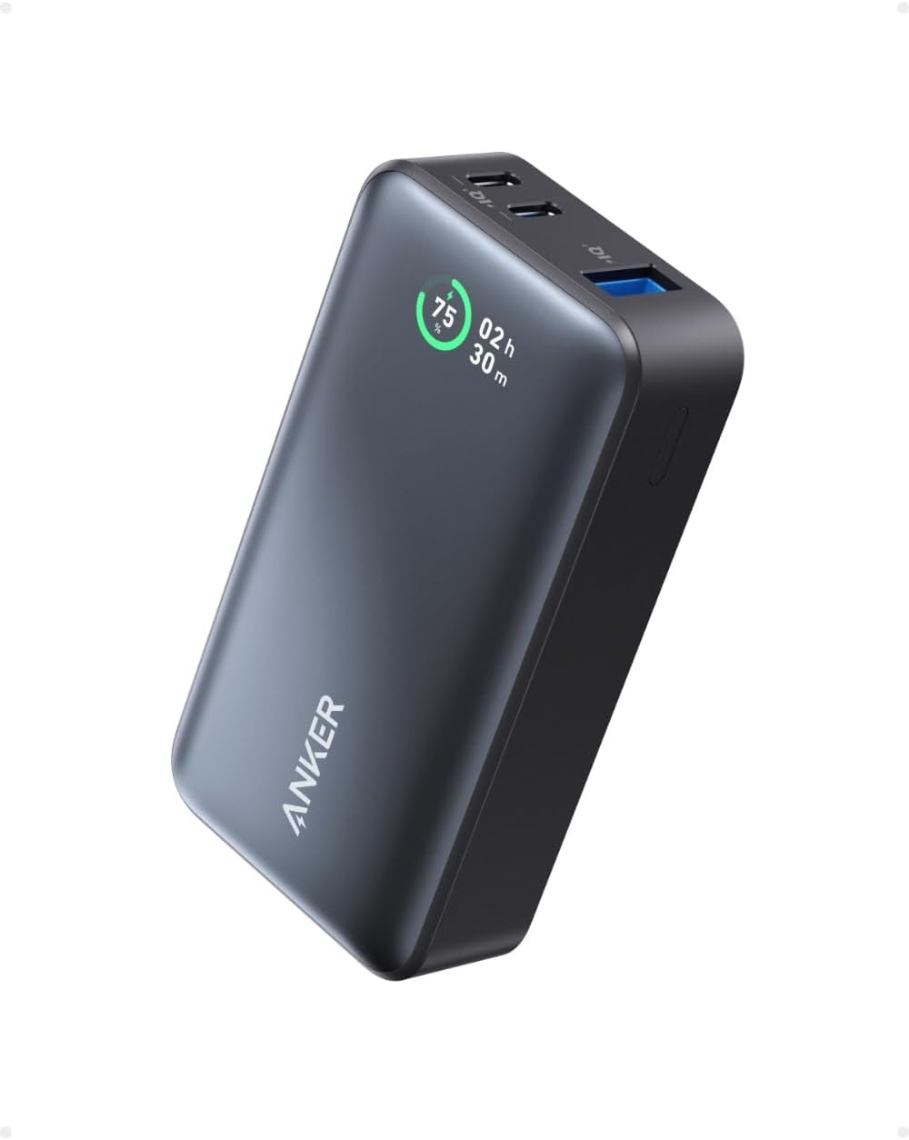 Anker Power Bank (10000mAh, 30W) (モバイルバッテリー 10000mAh 30W出力 3ポート 大容量 LEDディスプレイ搭載)【USB Power 5,391円