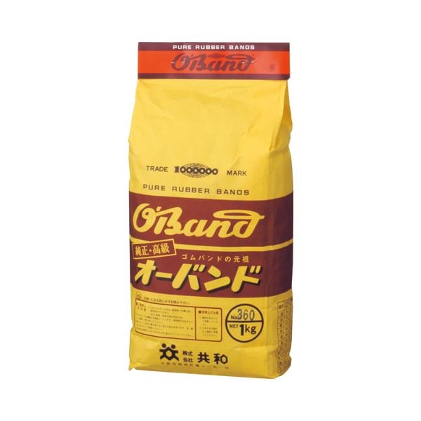 （まとめ） 共和 オーバンド #360 内径89mm 1kg入 GM-106 1袋 (×2セット)