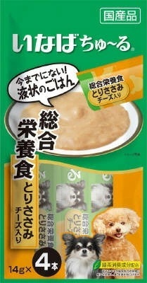 【24個セット】INABA ちゅーる 総合栄養食 とりささみ チーズ入り 14g×4