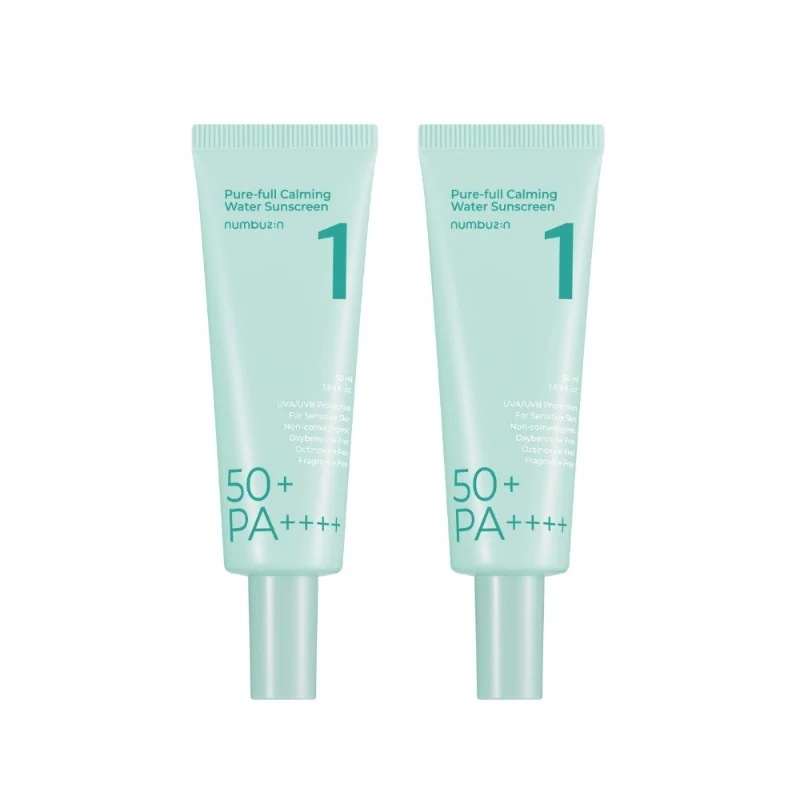 1番 青草水分コーティングUVクリーム SPF50+ PA++++ 2個/韓国コスメ