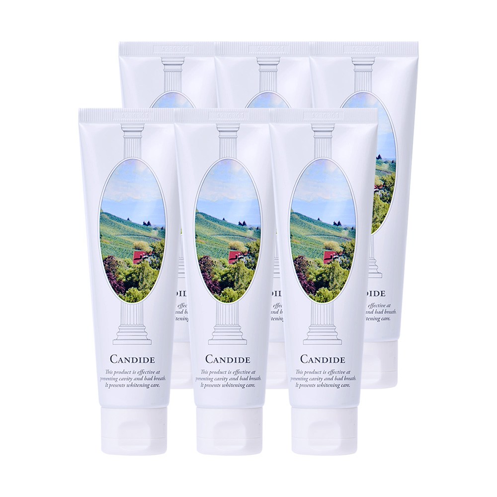 カンジデホワイトニング歯磨き粉ソウル大学歯科特許ホワイトニング歯磨き粉+匂い除去+ガラクトース歯磨き粉+ヌルニ除去100g6個