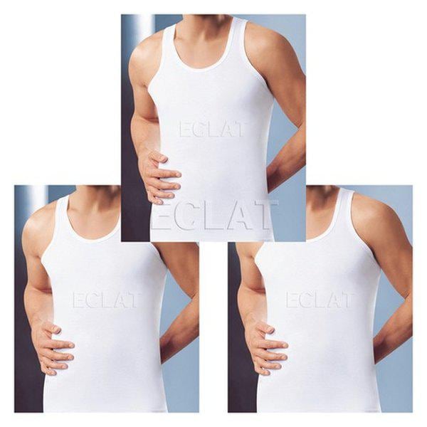 100番手 ノースリーブ 男性 ランニング 3枚セット BYI6038