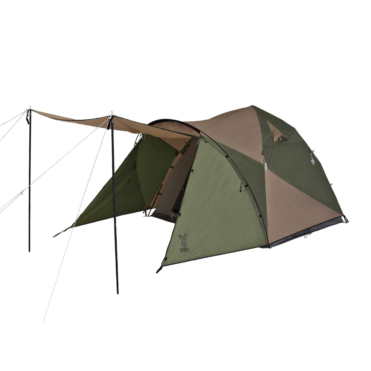 DOD(ディーオーディー) ザ・ワンタッチテントM 初心者向け 広い前室付き【3人用】 T3-673-KH 27,516円