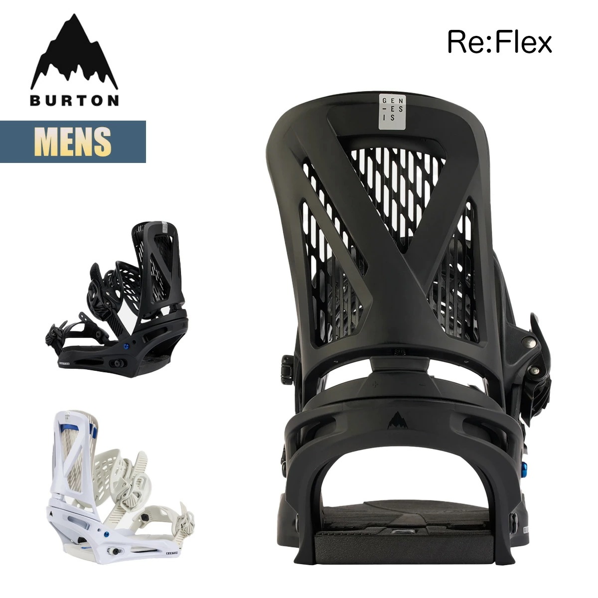 ビンディング メンズ 24-25 ジェネシス リフレックス W25JP-105471 Mens Genesis Re:Flex Snowboard Binding スノーボード バインディング