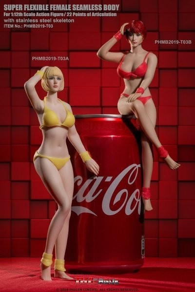 新品未開封TBLeague PALE肌　1/12スケール 超柔軟性シームレス 女性 素体 PHMB2019-T03A