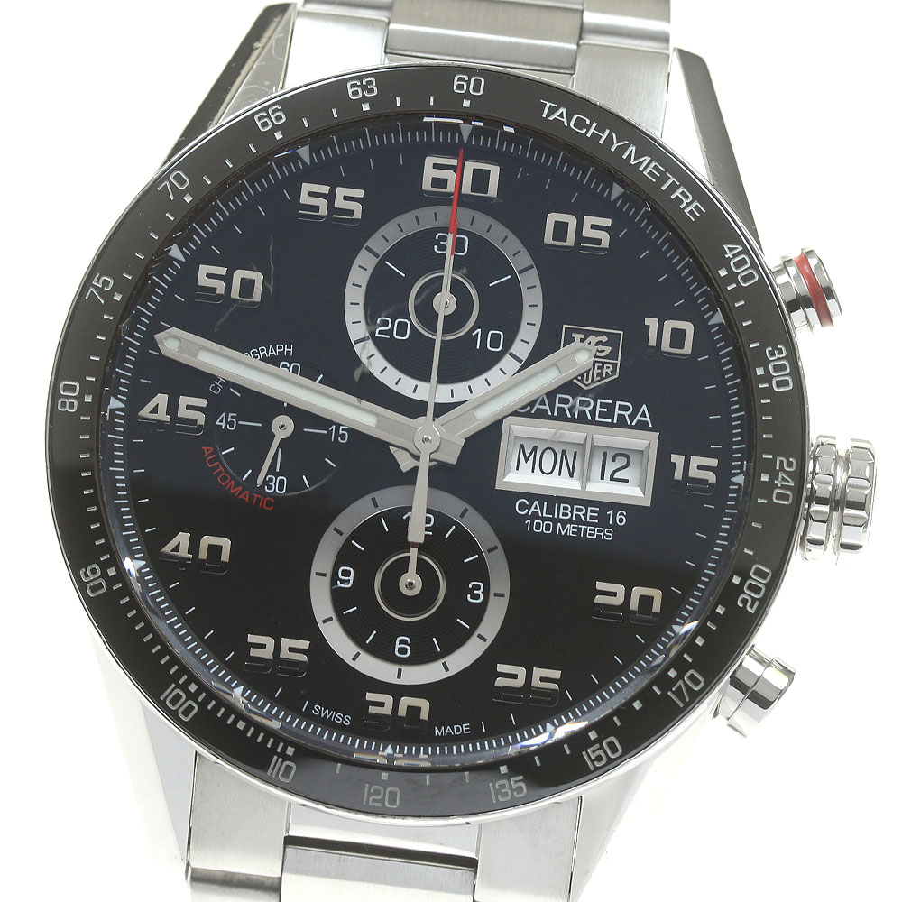 タグホイヤー TAG HEUER CV2A1R.BS0799 カレラ キャリバー16 クロノグラフ 自動巻き メンズ 保証書付き_841759【中古】