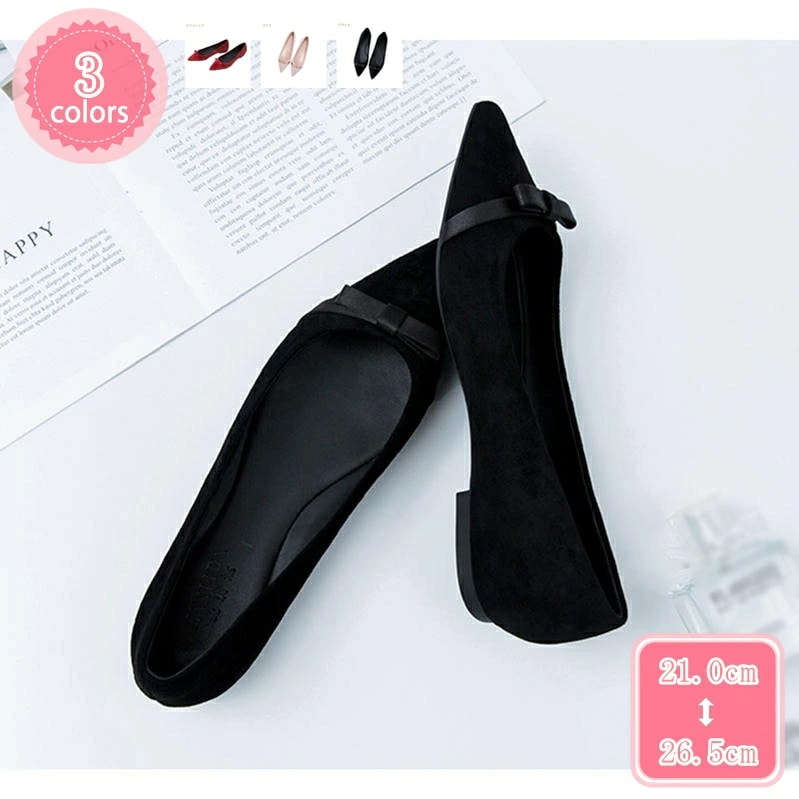 1000円OFFクーポン パンプス ローヒール ポインテッドトゥ 美脚 フラットシューズ 柔らかい 歩きやすい オフィスシューズ 婦人靴 通勤 通学 ぺたんこ 靴 女性 かわいい バレエシューズ 履き