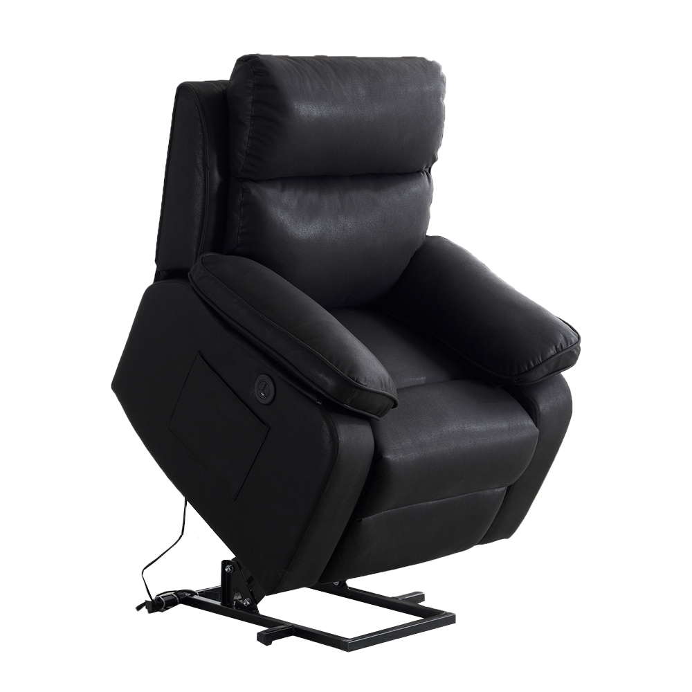 リクライニングソファー 電動昇降 電動 立ち上がり リクライニングソファ オットマン一体型 1人掛け USBポート付き 電動ソファ モーションソファー 耐圧分散 電動ソファー スマホ充電可 リクライニ