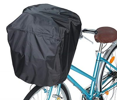 他サイト： 川住製作所 すっぽりカゴカバー(前後兼用) KW-112 バスケットカバー ブラックの商品画像