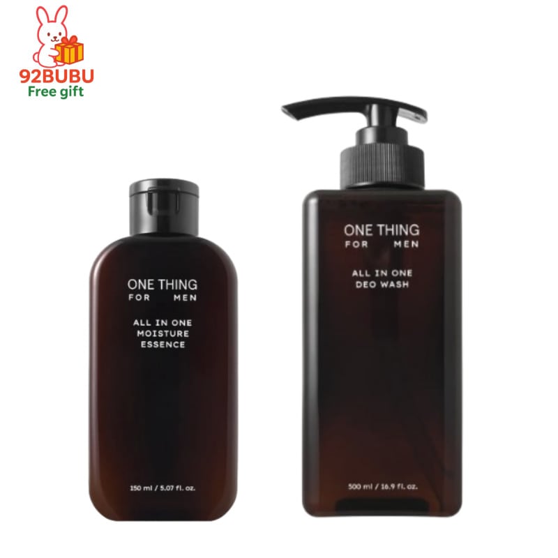 (Qoo10メンズ人気)FOR MANフォーマンオールインワン2種セット（水分エッセンス150ml+ウォッシュ500ml）/ギフトセット/メンズスキンケア/メンズボディケアセット/記念日プレゼント